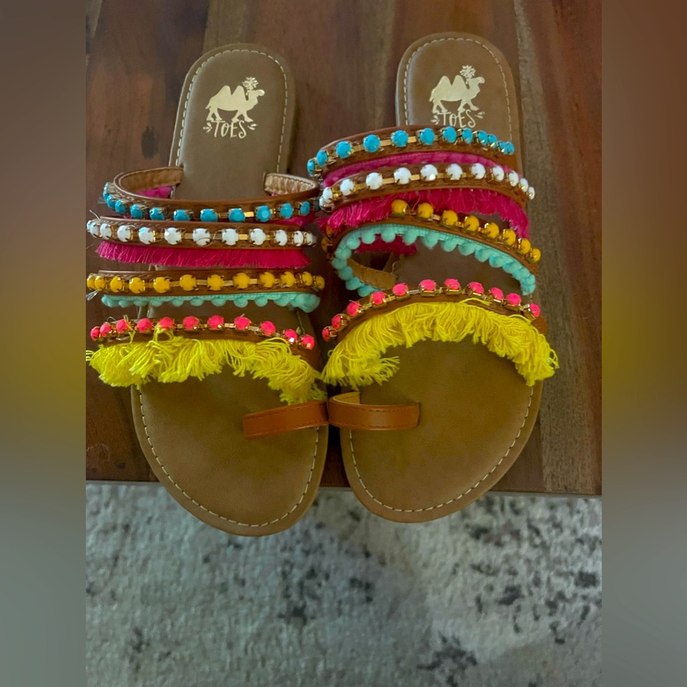 Colorful sandals